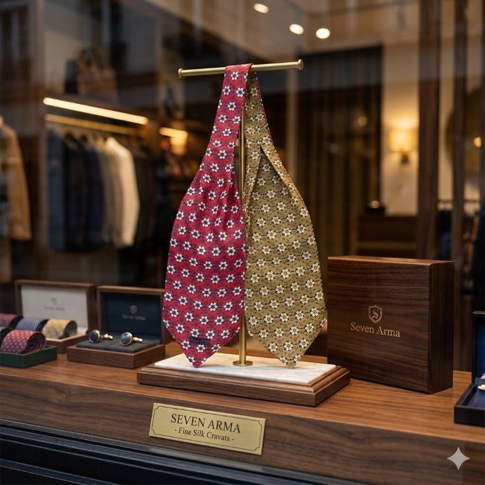Çift Desenli Ascot